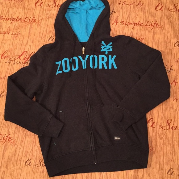 zoo york black hoodie